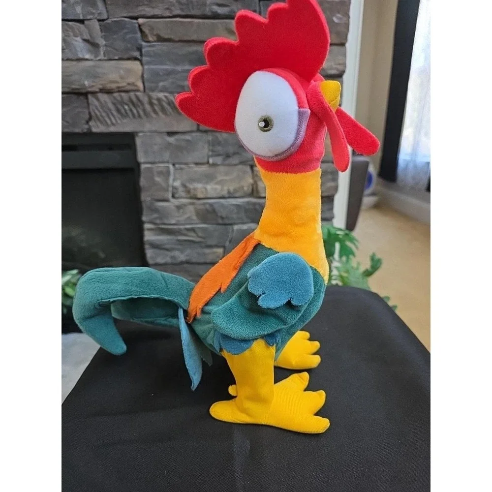 Disney Moana HEI HEI Clucking Rooster Plush Electronic Toy Tested Working